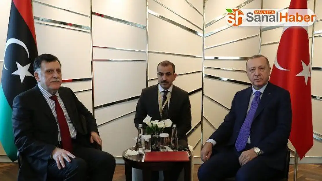 Cumhurbaşkanı Erdoğan, Libya Başbakanı Sarrac'ı kabul etti