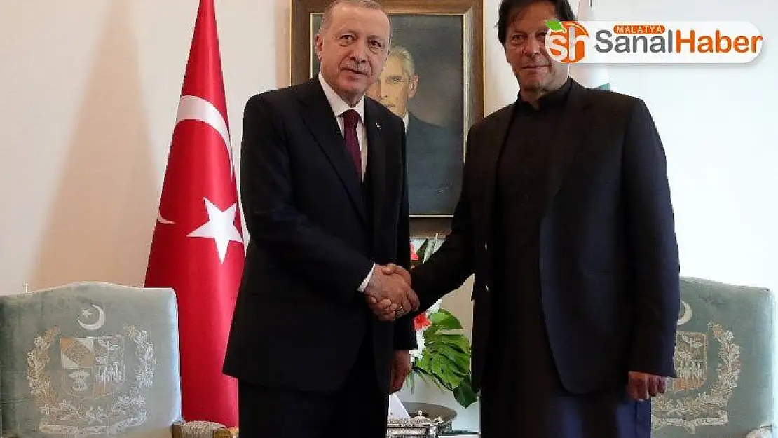 Cumhurbaşkanı Erdoğan, Pakistan Başbakanı Khan ile görüştü