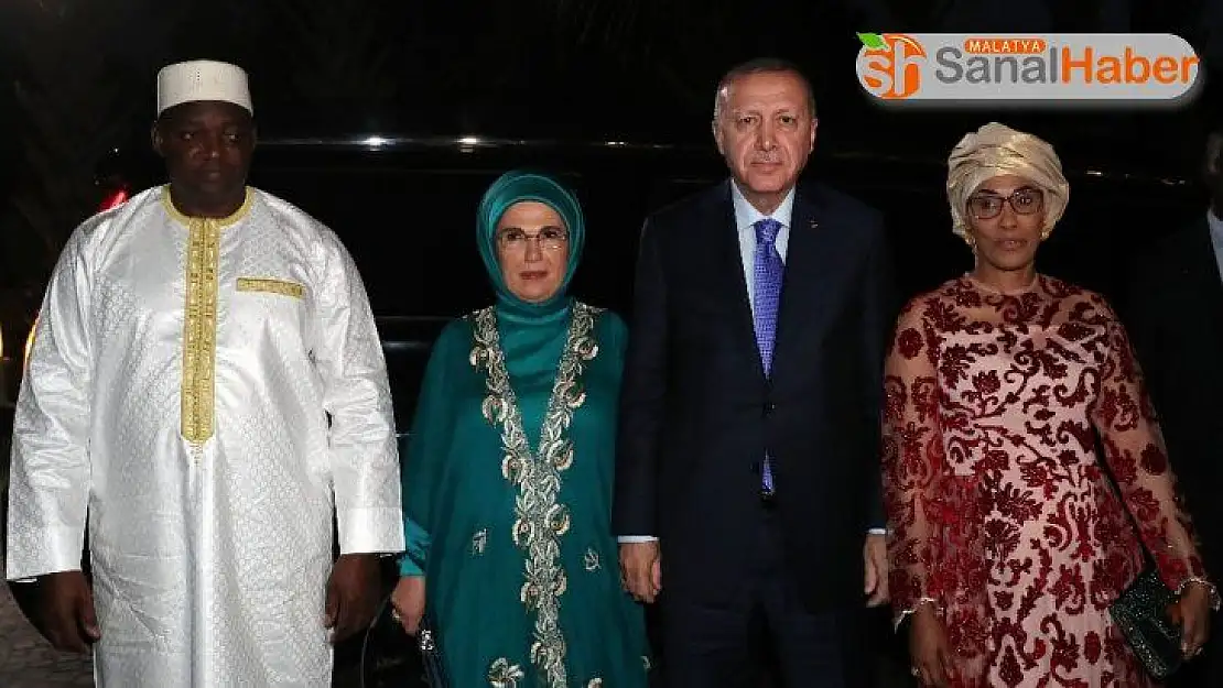 Cumhurbaşkanı Erdoğan resmi devlet yemeğine katıldı