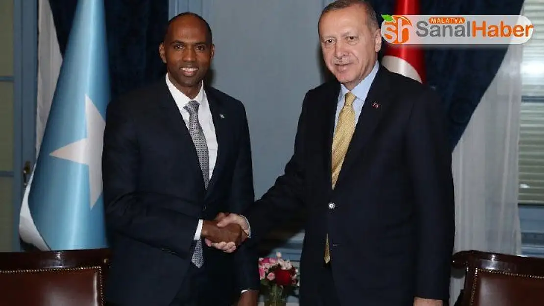 Cumhurbaşkanı Erdoğan, Somali Başbakanı Hayri'yi kabul etti