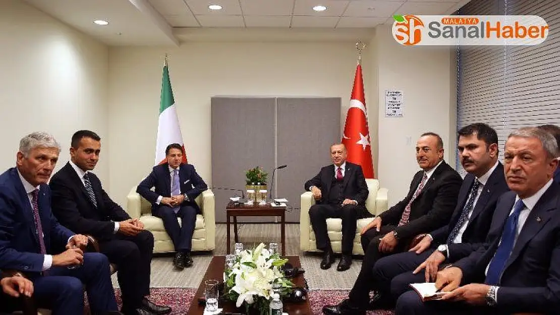 Cumhurbaşkanı Recep Tayyip Erdoğan, İtalya Başbakanı Giuseppe Conte ile görüştü