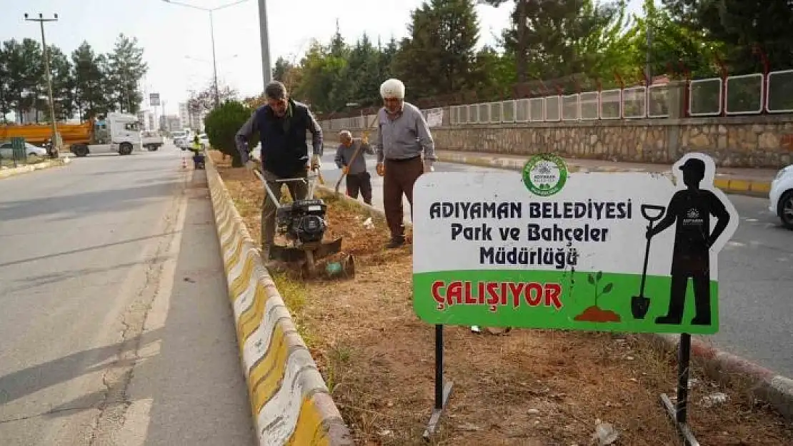 'Daha yeşil bir Adıyaman için belediyenin çalışmaları devam ediyor'