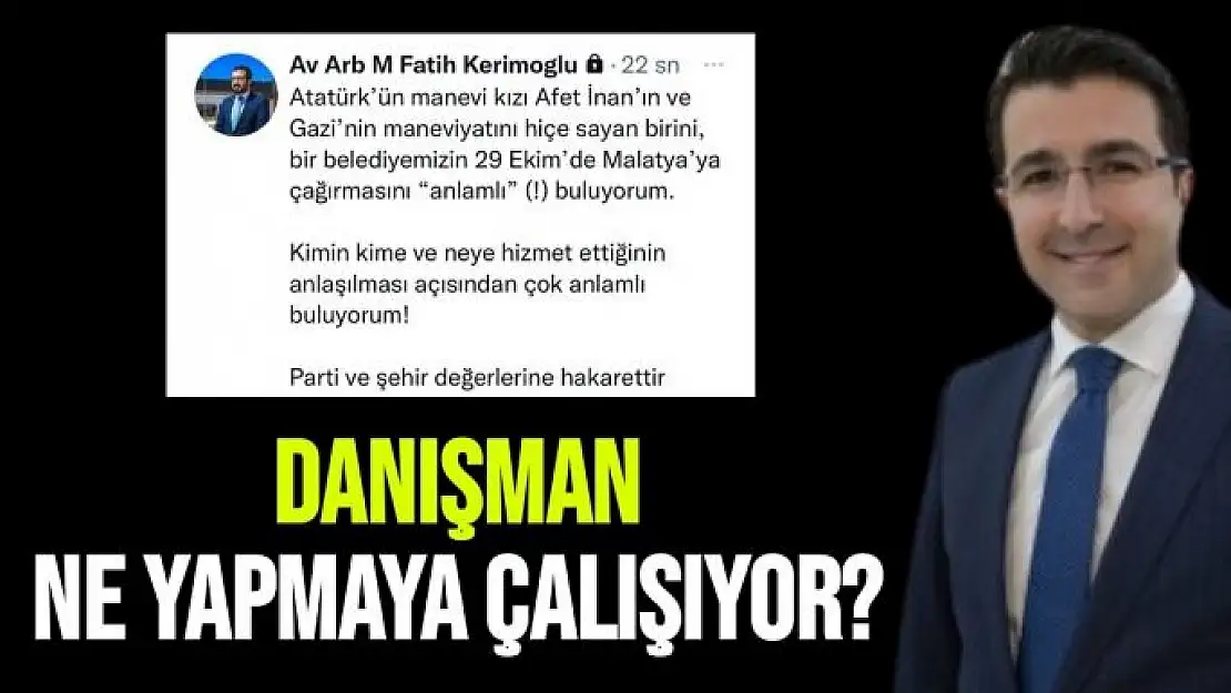 Danışman ne yapmaya çalışıyor?