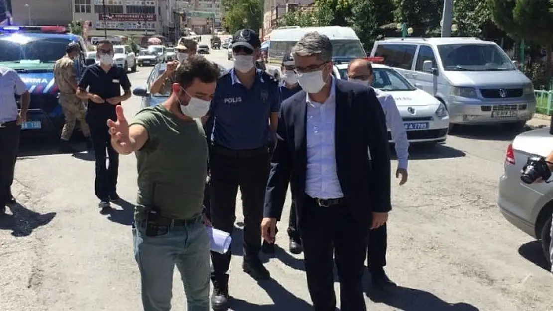 'Darende´de korona denetimleri'