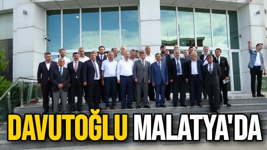 Davutoğlu Malatya'da