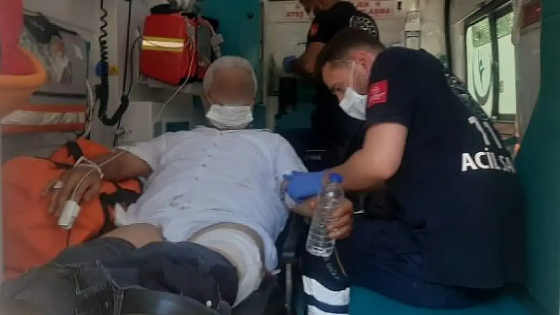 'Dayısını bacağından bıçakladı'