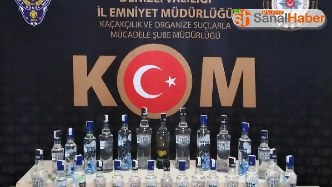 Malatya'da kaçak içki operasyonu