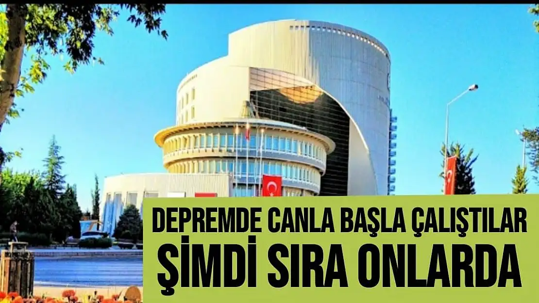 Depremde canla başla çalıştılar şimdi sıra onlarda