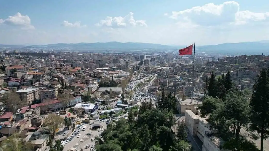 'Depremin 50´nci gününde Kahramanmaraş´ta son durum havadan görüntülendi'