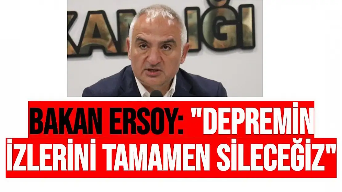 Depremin izlerini tamamen sileceğiz