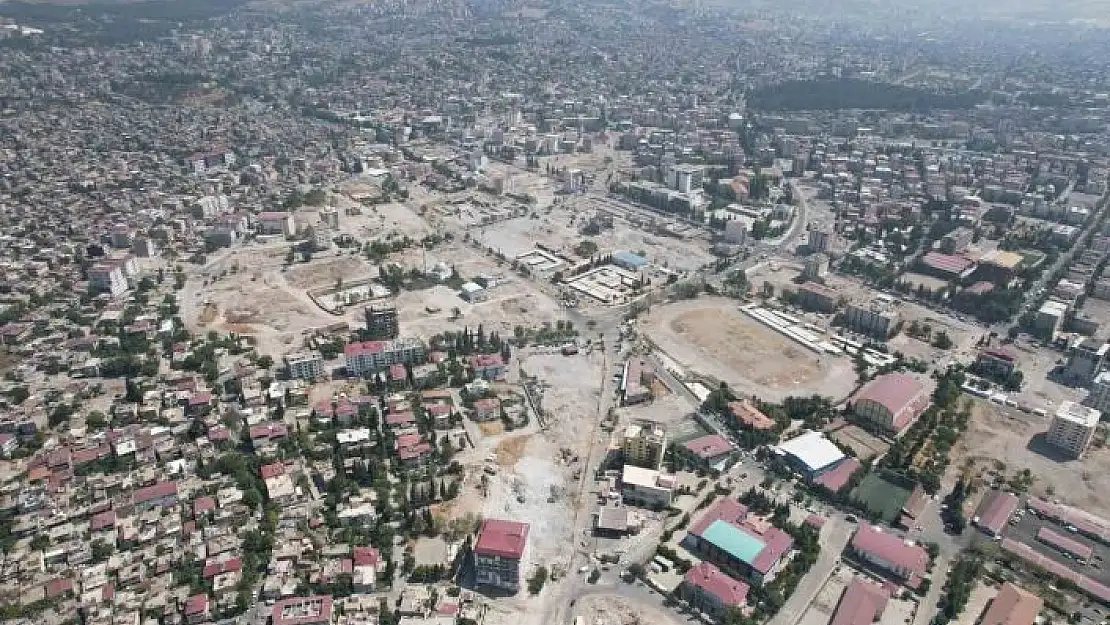 'Depremin merkezi Kahramanmaraş´ta son durum görüntülendi'