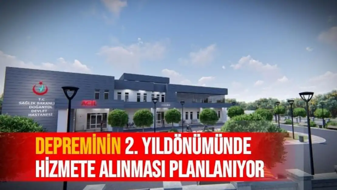 Depreminin 2. yıldönümünde hizmete alınması planlanıyor