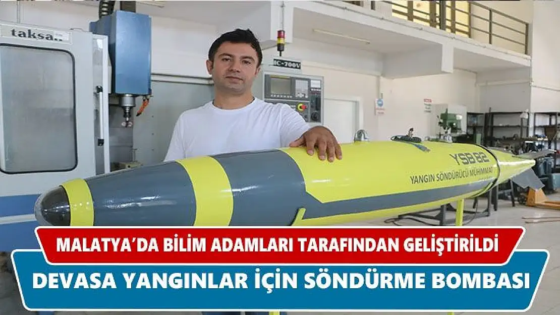 Devasa yangınlar için söndürme bombası