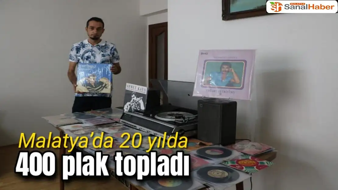 Dinlediği ve hayran kaldığı plak sesiyle 20 yılda 400 plak topladı
