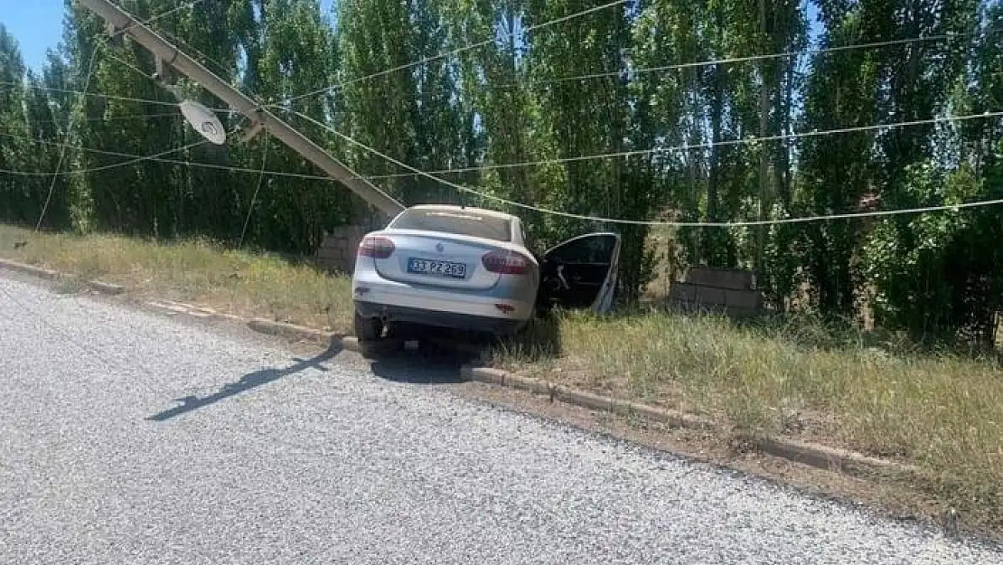 'Direksiyon hakimiyetini kaybetti, direğe çarptı'