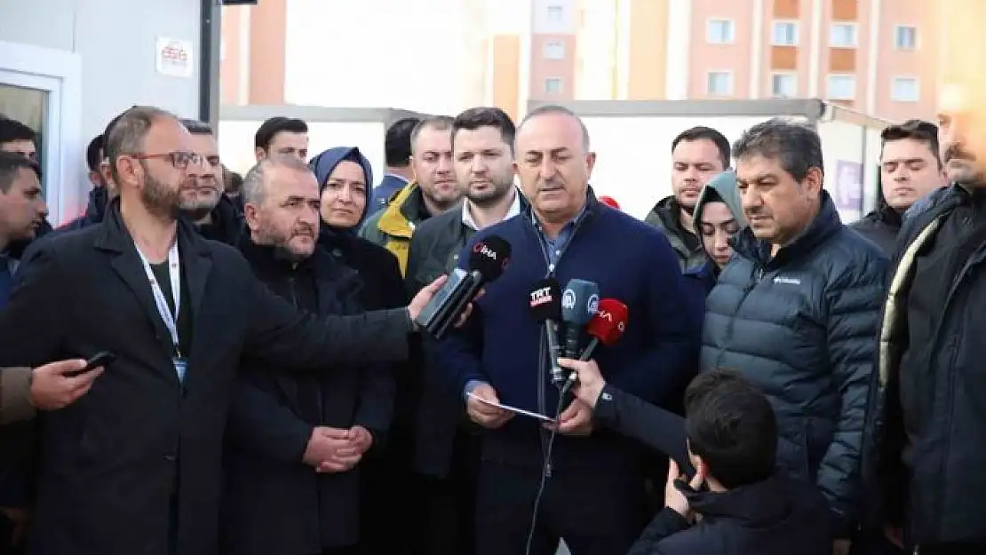 'Dışişleri Bakanı Çavuşoğlu: ''15 bin 725 civarında konteynerin Türkiye´ye gelmesi için planlamaları yaptık'''