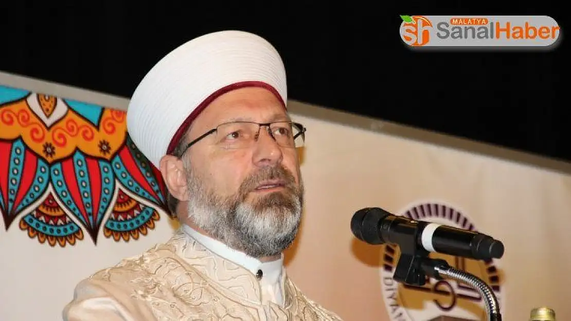 Diyanet İşleri Başkanı Erbaş'tan kamu spotu eleştirilerine cevap