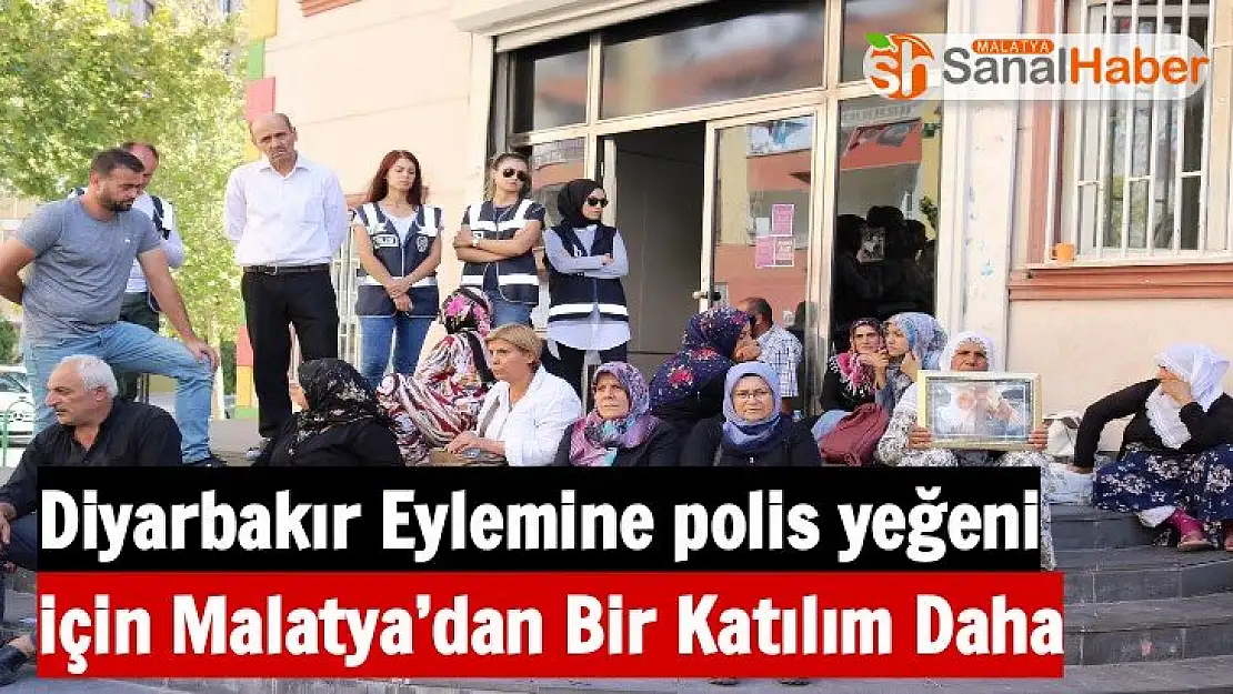 Diyarbakır Eylemine polis yeğeni için Malatya´dan Bir Katılım Daha