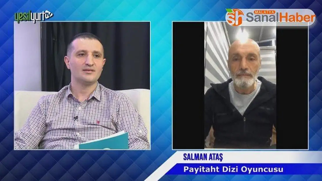 Dizi oyuncuları, deprem anında Yeşilyurt TV'de canlı yayındaydı