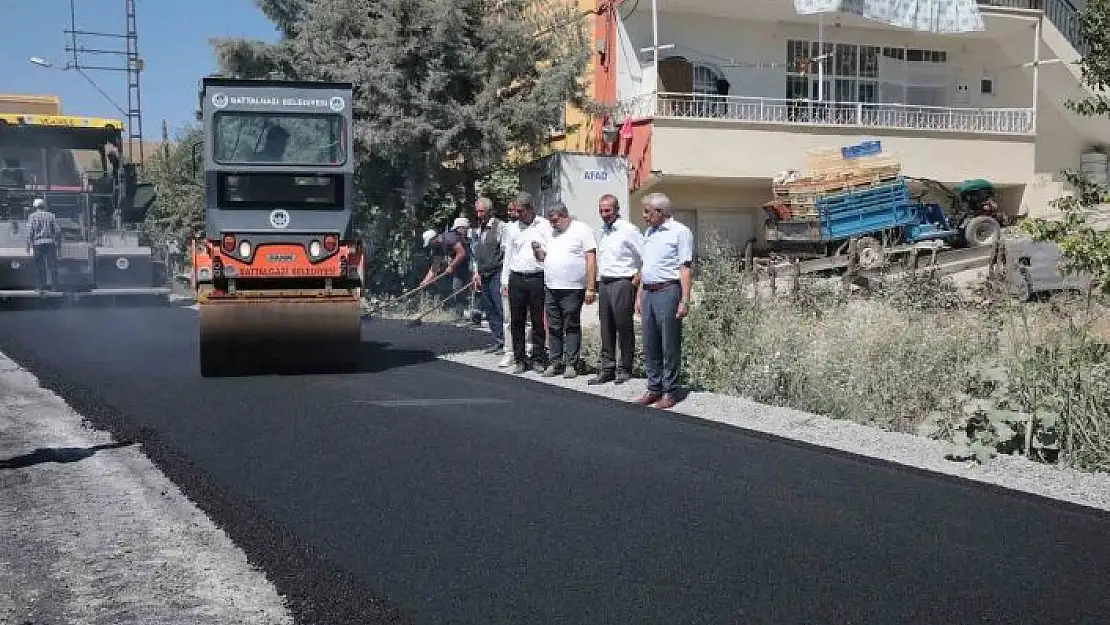 'Doğalgaz tamamlandı asfalt yapımı başladı'