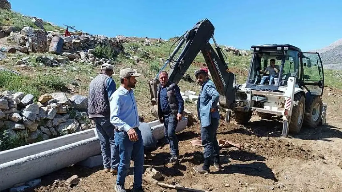 'Doğanşehirde yayladaki hayvanlar unutulmadı'