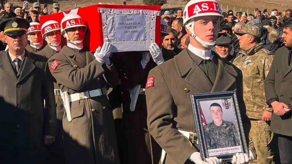 'Doğum gününe 5 gün kala şehit olan Gülmez, son yolculuğuna uğurlandı'