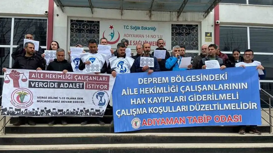 'Doktorlar, aile hekimliği çalışanlarının hak kaybı için açıklama yaptı'