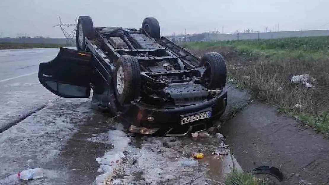 'Dolu yağışı kazaya neden oldu'