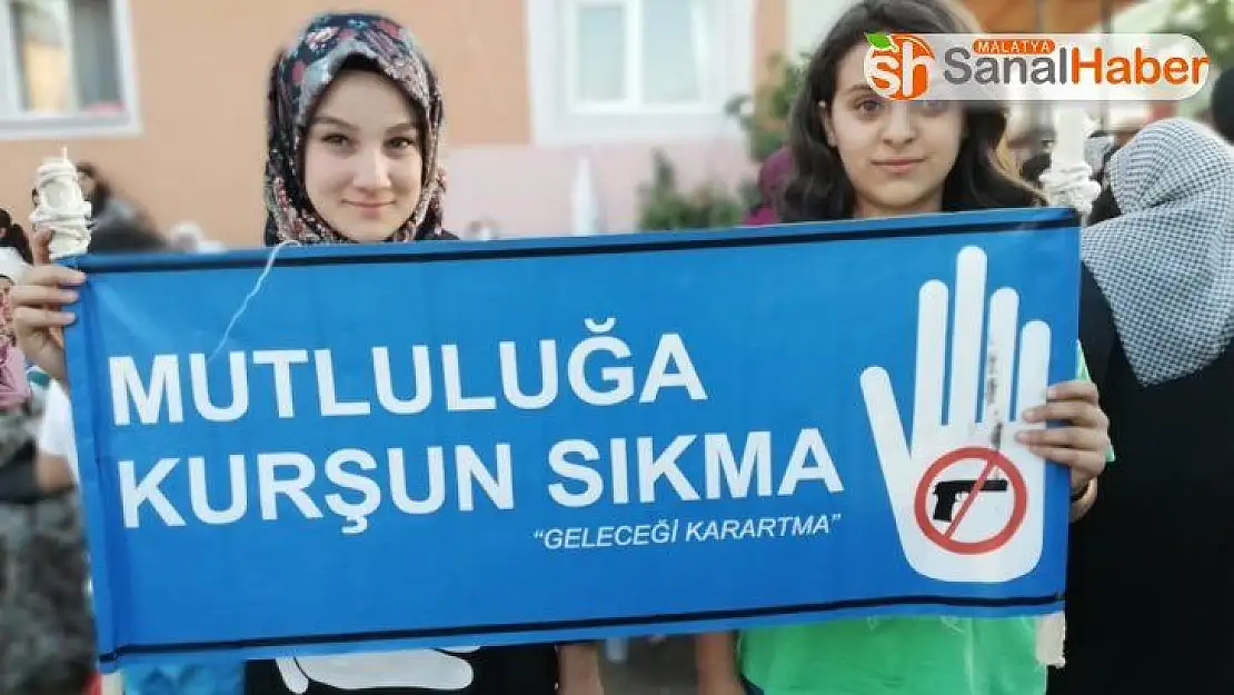 Malatya´da Düğünde kadına şiddete dikkat çektiler
