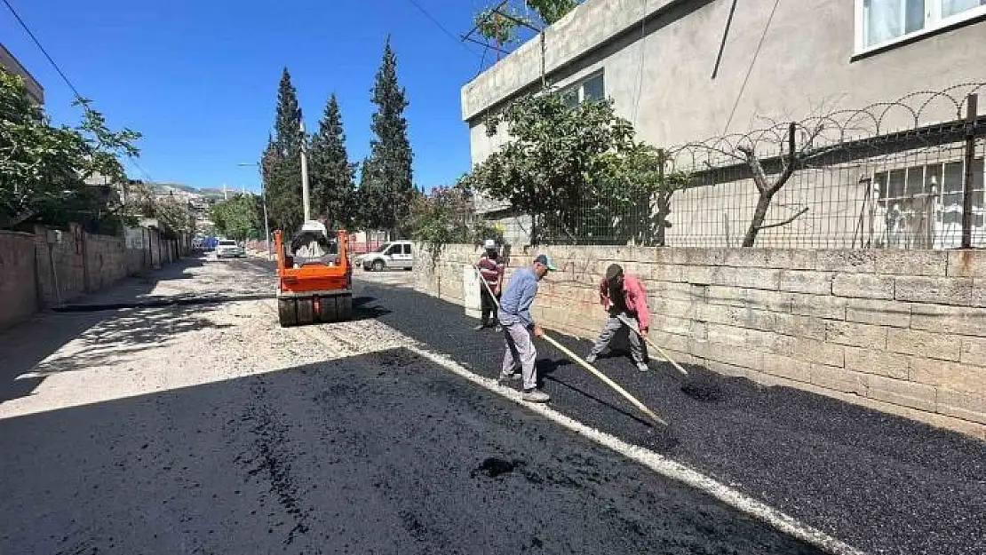 'Dulkadiroğlu´nda asfalt çalışmaları devam ediyor'