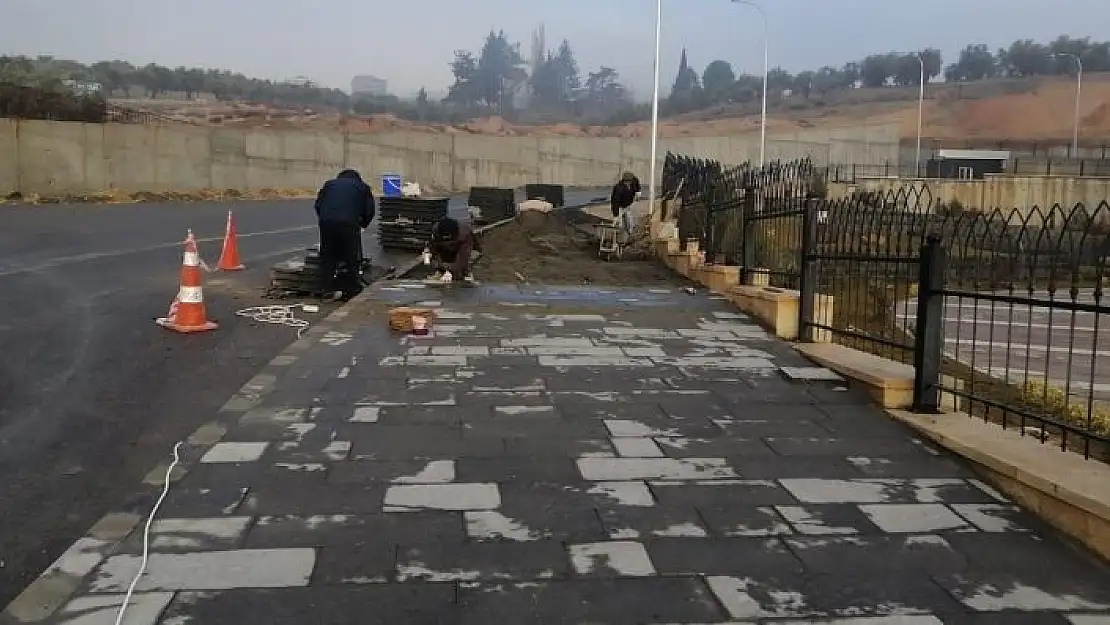 'Dulkadiroğlu´ndan yol, parke ve bazalt tamiratı'