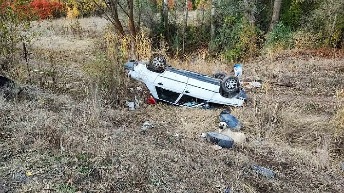 'Düz yolda yoldan çıktı, 5 yaralı'