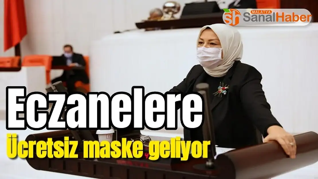 Eczanelere ücretsiz maske geliyor