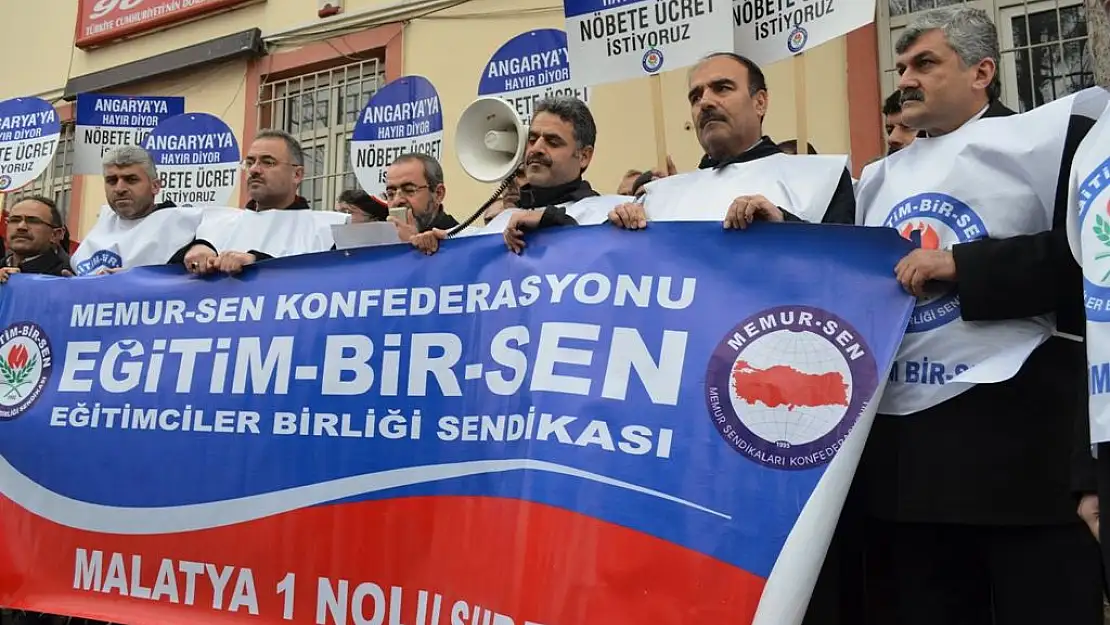 EĞİTİM BİR-SEN NÖBET GÖREVLERİ İÇİN ÜCRET İSTİYOR