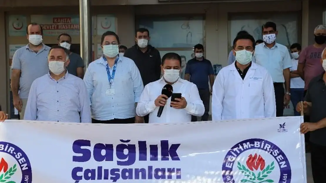 'Eğitimcilerden sağlık çalışanlarına destek'