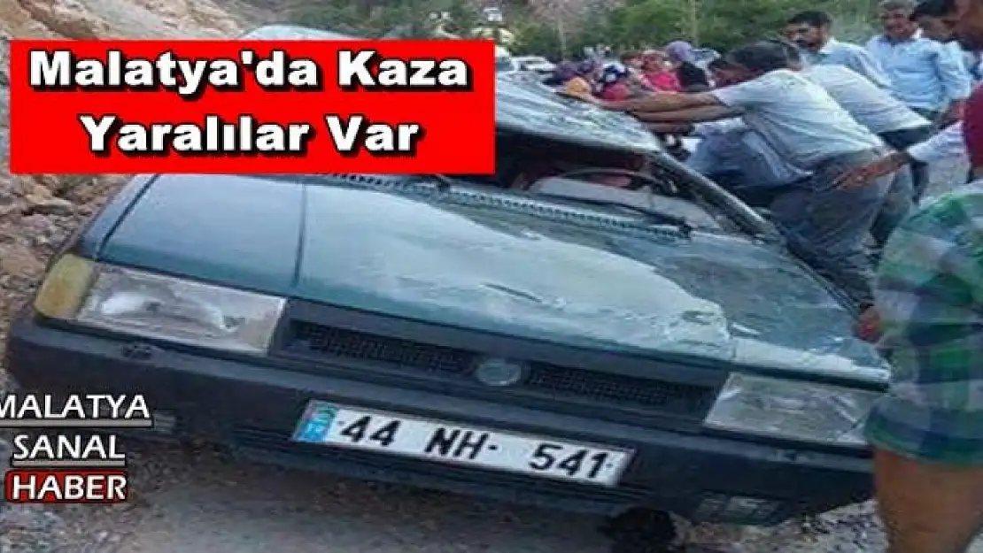 Malatya'da Kaza Yaralılar Var