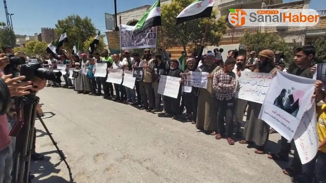 El Bab'da Esad karşıtı protesto