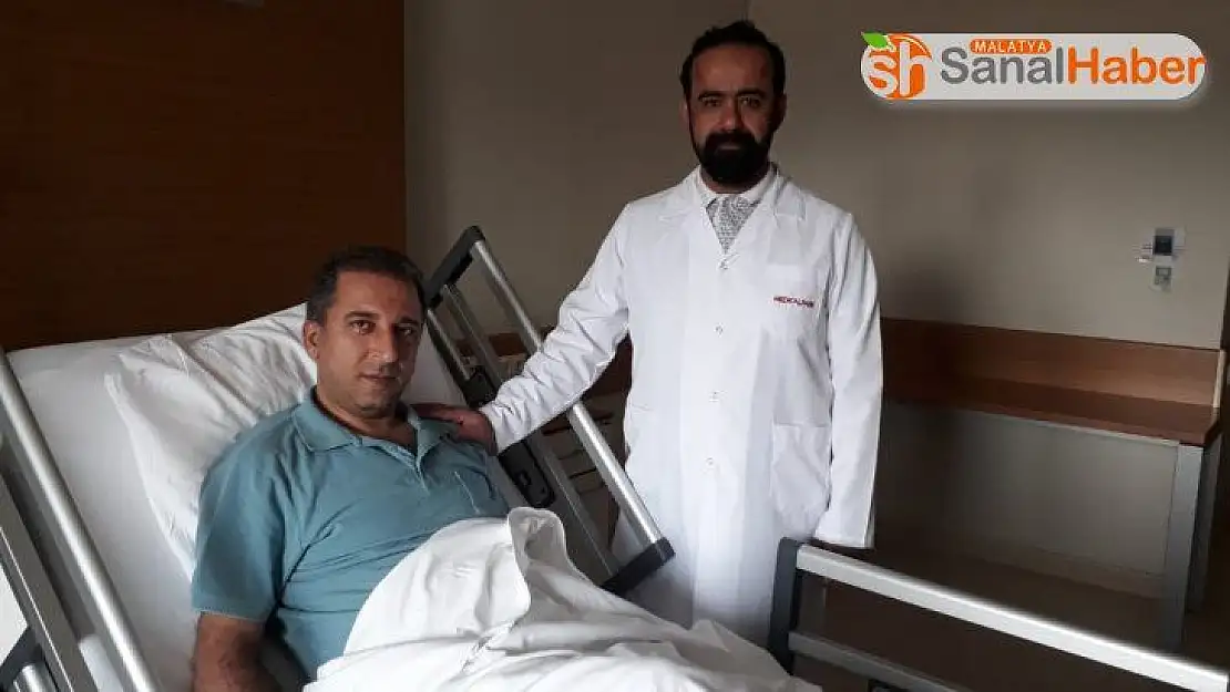 El üstünden anjiyo ile sağlına kavuştu