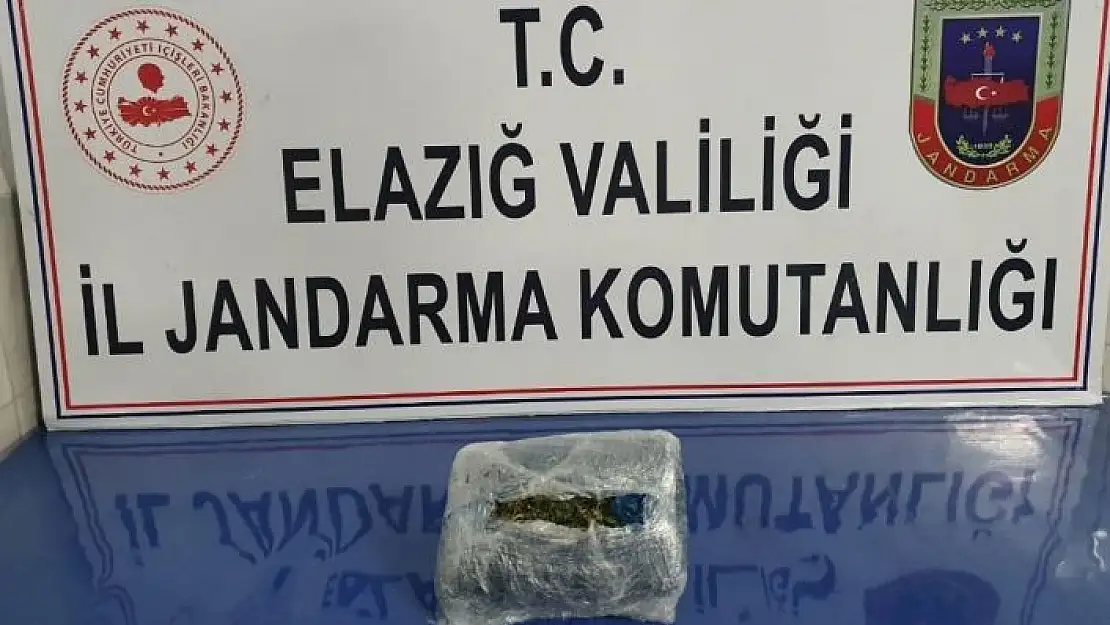 'Elazığ´a esrar getirmeye çalışan şüpheli yakalandı'