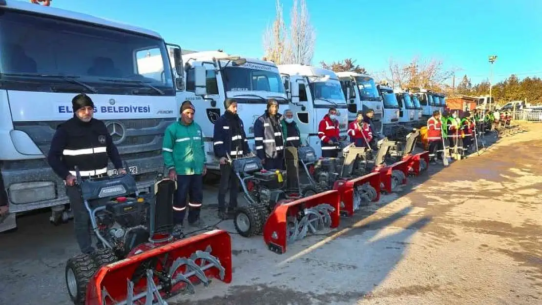 'Elazığ Belediyesi kışa hazır'