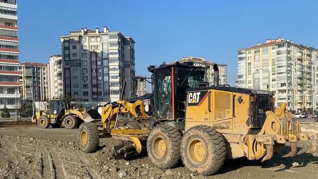 'Elazığ Belediyesinden konteyner kent kurulumuna destek'