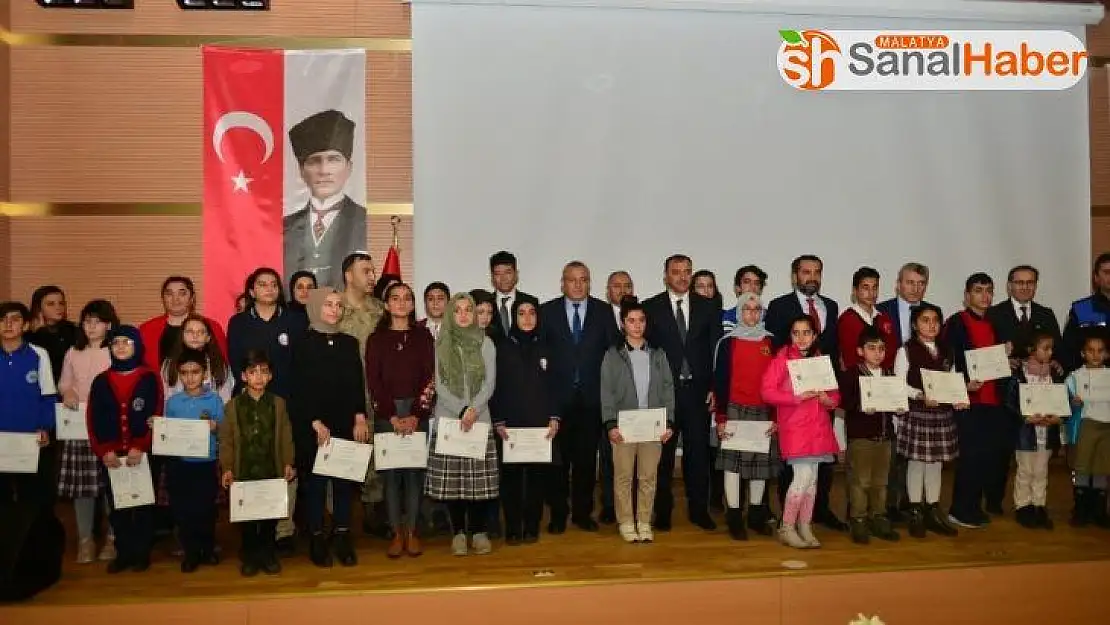 Elazığ'da 'Duyarlı Çocuklarla Güvenli Gelecek' projesi ödül töreni