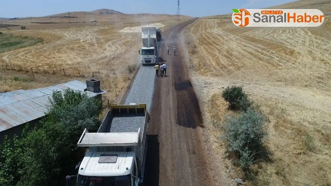 Elazığ'da 'Reçine Esaslı Su Bazlı Emülsiyon Astar' uygulaması