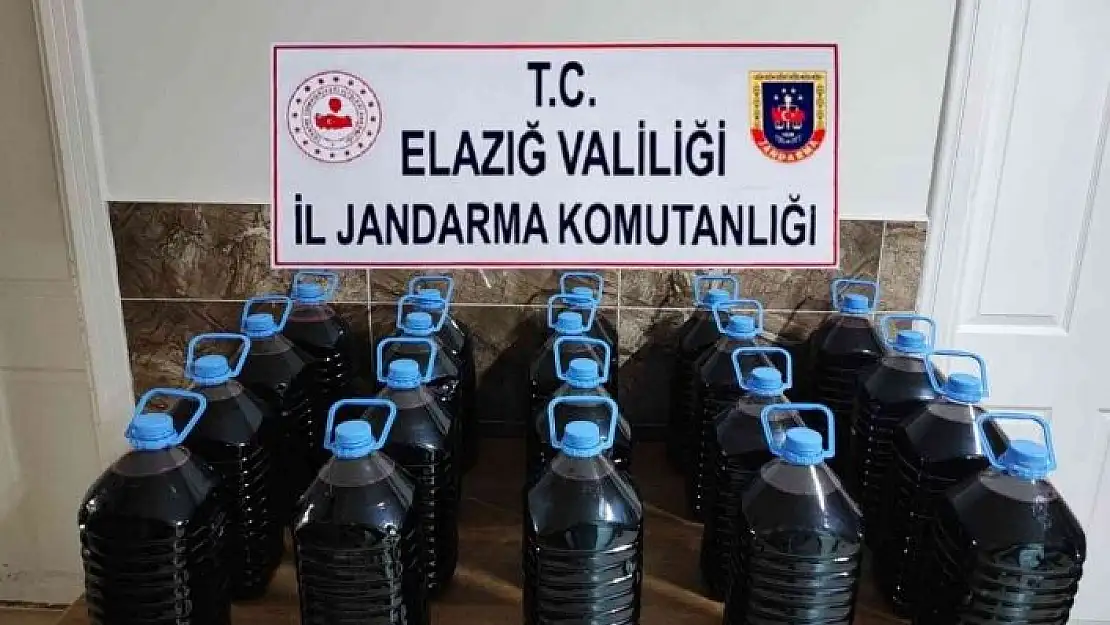 'Elazığ´da 100 litre kaçak şarap ele geçirildi'