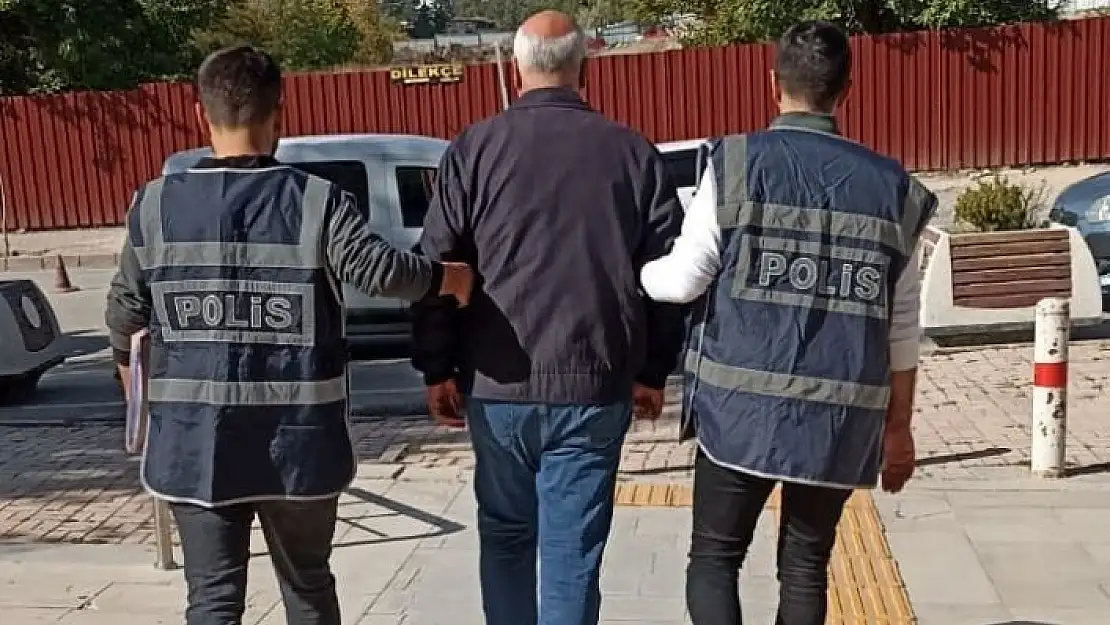 'Elazığ´da 14 yıl kesinleşmiş hapis cezası olan zanlı tutuklandı'
