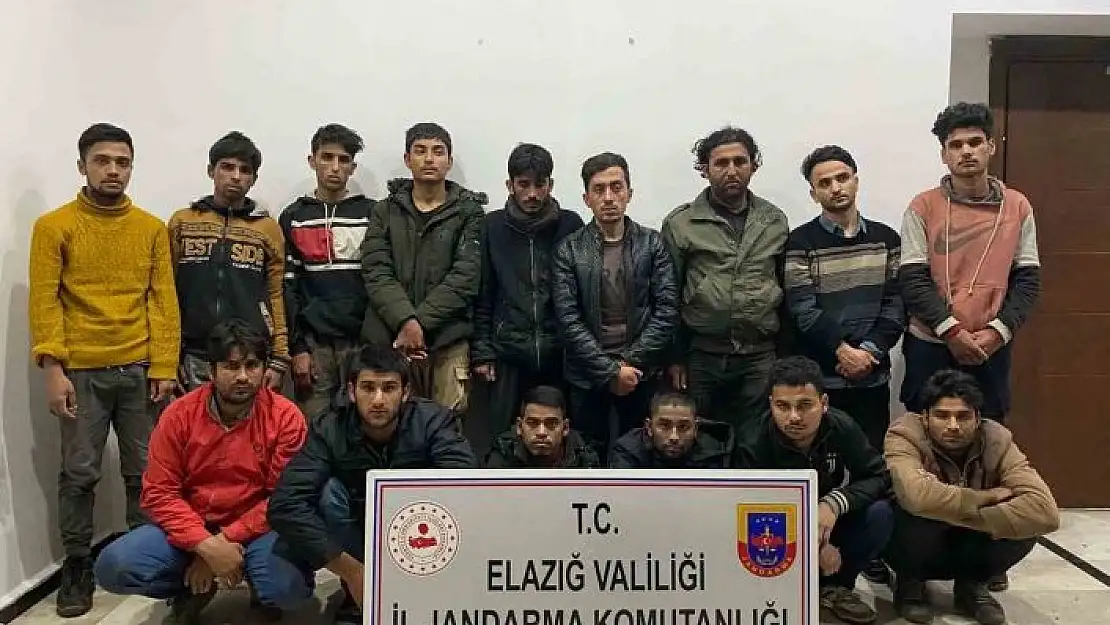 'Elazığ´da 15 düzensiz göçmen yakalandı'