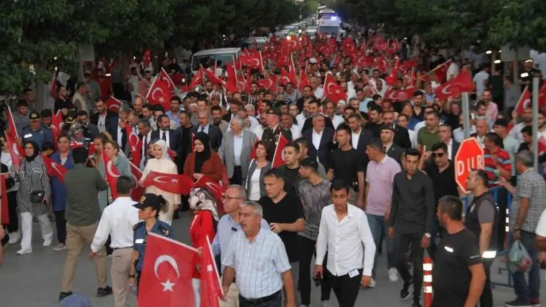 'Elazığ´da 15 Temmuz Demokrasi ve Milli Birlik Günü törenle kutlandı'