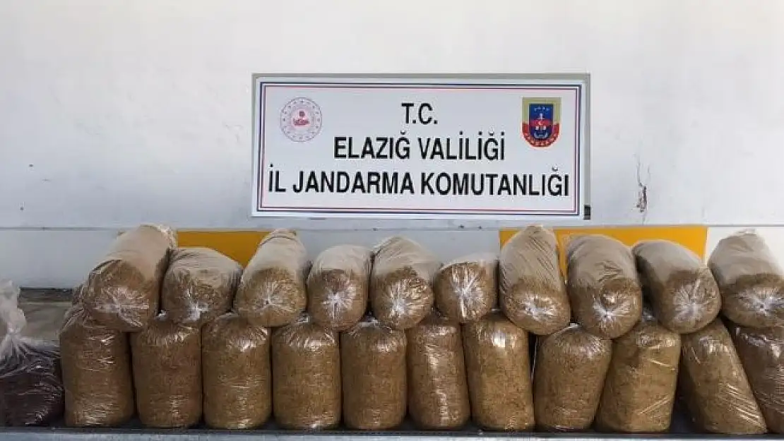 'Elazığ´da 161 kilogram tütün ele geçirildi'