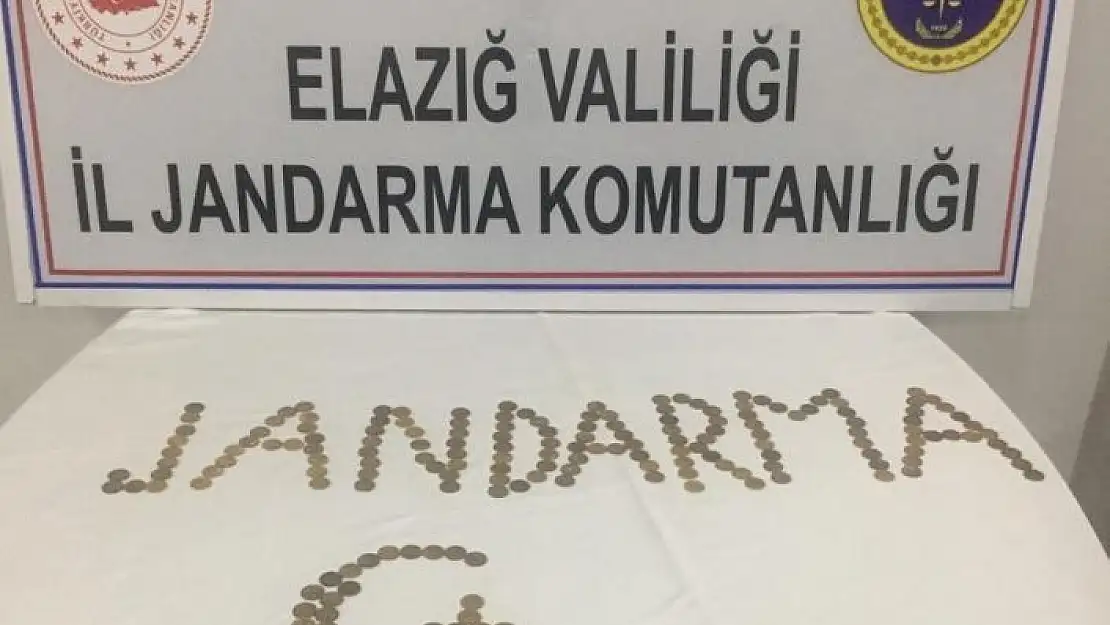 'Elazığ´da 186 adet sikke ele geçirildi'