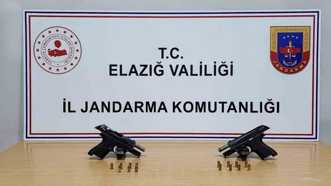 'Elazığ´da 2 adet ruhsatsız tabanca ele geçirildi'